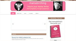 Desktop Screenshot of mamabirthing.com